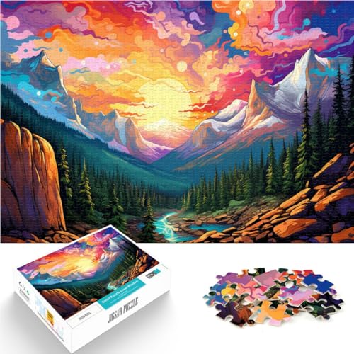 1000-teiliges Puzzle für Erwachsene, Rocky Mountain Nationalpark, lustige Spiele, Lernspiel für Geburtstag, Weihnachten, 26x38cm 1000-teiliges Puzzle für Erwachsene, Rocky Mountain Nationalpark, lustige Spiele, Lernspiel für Geburtstag, Weihnachten, 26x38cm von SYUNFEI