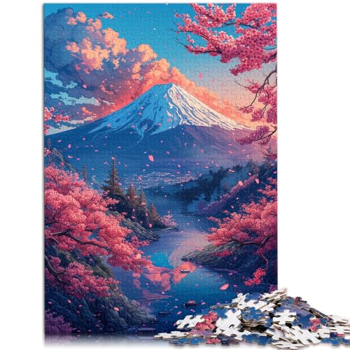 Puzzle 1000 Teile für Erwachsene, Psychedelic Sakura Puzzle, Stressabbau, Schwierige Herausforderung, 14,96 x 20,47 Zoll, für Teenager ab 14 Jahren Puzzle 1000 Teile für Erwachsene, Psychedelic Sakura Puzzle, Stressabbau, Schwierige Herausforderung, 14,96 x 20,47 Zoll, für Teenager ab 14 Jahren von SYUNFEI