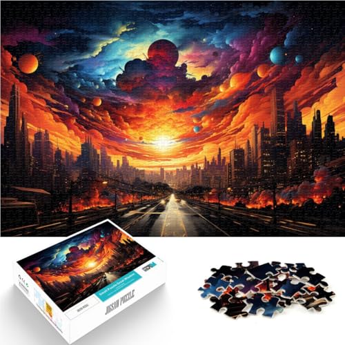 Puzzle 1000 Teile für Erwachsene, Stadt, Lernspiel, Herausforderungsspielzeug, anspruchsvoll, Aber lustig und humorvoll,38x52cm Puzzle 1000 Teile für Erwachsene, Stadt, Lernspiel, Herausforderungsspielzeug, anspruchsvoll, Aber lustig und humorvoll,38x52cm von SYUNFEI