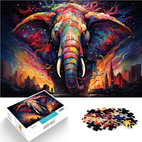 Puzzle 2000 Teile für Erwachsene, Sternenhimmel-Elefant, Spielspielzeug, Lernspiel für Geburtstag, Weihnachten, 27,56 x 39,37 Zoll, für Teenager ab 14 Jahren von SYUNFEI