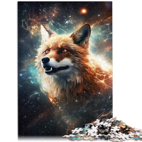 Puzzle 1000 Teile für Erwachsene Sterntier Fuchs Denkspiel, herausfordernd, Aber lustig und humorvoll,38x52cm, für 14-Jährige Puzzle 1000 Teile für Erwachsene Sterntier Fuchs Denkspiel, herausfordernd, Aber lustig und humorvoll,38x52cm, für 14-Jährige von SYUNFEI