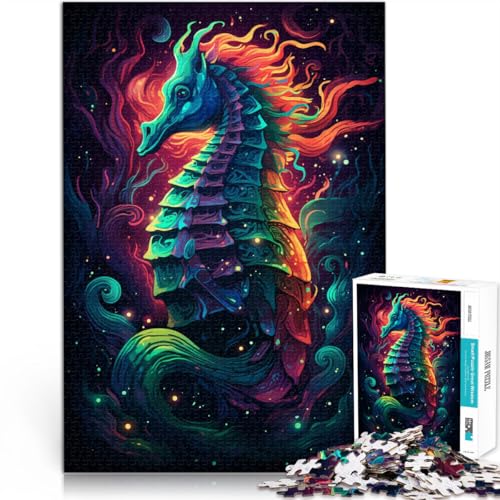 Puzzle 1000 Teile für Erwachsene Tier-Seepferdchen-Denkspiel ganze Familie38x52cm für 14-Jährige Puzzle 1000 Teile für Erwachsene Tier-Seepferdchen-Denkspiel ganze Familie38x52cm für 14-Jährige von SYUNFEI