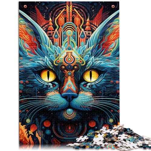 Puzzle 1000 Teile für Erwachsene, Tier- und Katzen-Denkspiel, Spaß für zu Hause, Geburtstagsgeschenk, Reisegeschenk, 14,96 x 20,47 Zoll von SYUNFEI