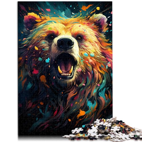 Puzzle 1000 Teile für Erwachsene, Tiere malen, Lernspiele, Stressabbau, schwierige Herausforderung,38x52cm, für 14-Jährige Puzzle 1000 Teile für Erwachsene, Tiere malen, Lernspiele, Stressabbau, schwierige Herausforderung,38x52cm, für 14-Jährige von SYUNFEI