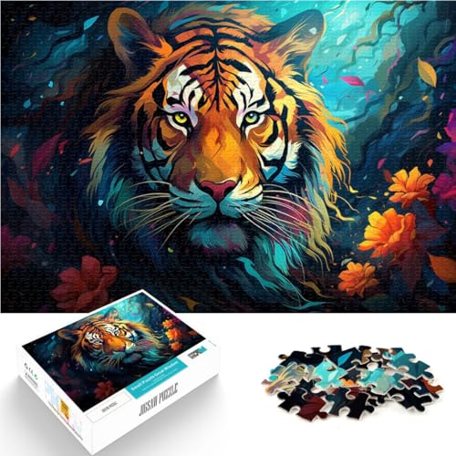 Puzzle 2000 Teile für Erwachsene, Tiger-Spaßspiele, jedes Teil ist einzigartig – anspruchsvolles Familienspiel, 60 x 100 cm, für Teenager ab 14 Jahren von SYUNFEI