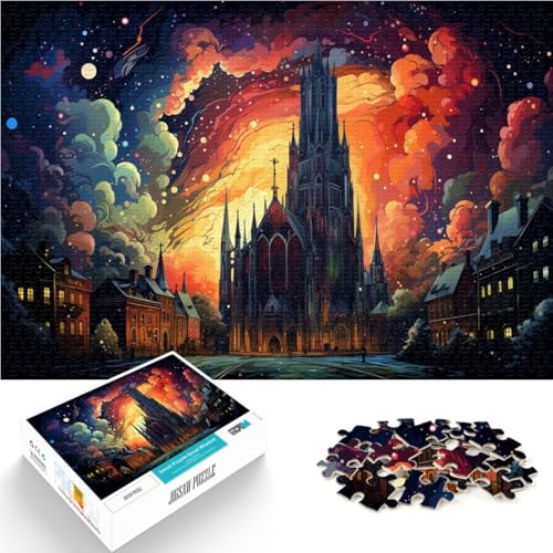 2000-teiliges Puzzle für Erwachsene, Turm der Kathedrale, Denksportspiel, 70x100cm, Teenager ab 14 Jahren 2000-teiliges Puzzle für Erwachsene, Turm der Kathedrale, Denksportspiel, 70x100cm, Teenager ab 14 Jahren von SYUNFEI