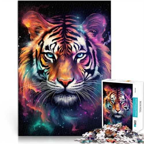 Puzzle 1000 Teile für Erwachsene Cosmic Tiger Lernspiel Challenge Spielzeug Lernspiel für Geburtstag, Weihnachten 19,7 Zoll x 29,5 Zoll Puzzle 1000 Teile für Erwachsene Cosmic Tiger Lernspiel Challenge Spielzeug Lernspiel für Geburtstag, Weihnachten 19,7 Zoll x 29,5 Zoll von SYUNFEI