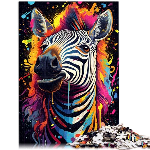 Puzzle 1000 Teile für Erwachsene, Malen, Zebra, Lernspiel, Herausforderungsspielzeug, tolle Geschenke für Weihnachten, 50 x 75 cm, Puzzle 1000 Teile für Erwachsene, Malen, Zebra, Lernspiel, Herausforderungsspielzeug, tolle Geschenke für Weihnachten, 50 x 75 cm, von SYUNFEI