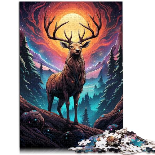 Puzzle 2000 Teile für Erwachsene, farbiges Hirsch-Puzzle, Lernspiele, anspruchsvoll, Aber lustig und humorvoll, 60 x 100 cm, für 14-Jährige Puzzle 2000 Teile für Erwachsene, farbiges Hirsch-Puzzle, Lernspiele, anspruchsvoll, Aber lustig und humorvoll, 60 x 100 cm, für 14-Jährige von SYUNFEI