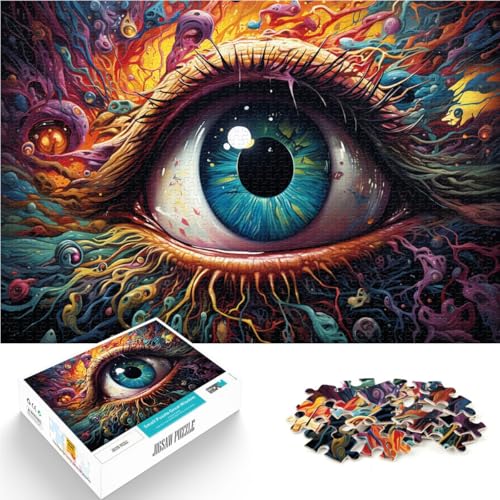 Puzzle für Kinder, farbige Augen malen, 1000-teiliges Puzzle für Erwachsene, 38x52 cm, Kartonpuzzle, Lernspiel für Erwachsene und Kinder Puzzle für Kinder, farbige Augen malen, 1000-teiliges Puzzle für Erwachsene, 38x52 cm, Kartonpuzzle, Lernspiel für Erwachsene und Kinder von SYUNFEI