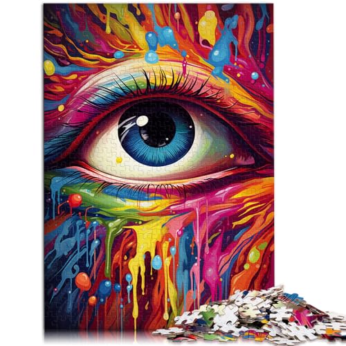 Puzzle 2000 Teile für Erwachsene, farbige Fantasieaugen, Lernspiel für Geburtstag, Weihnachten, 70 x 100 cm, für Jugendliche ab 14 Jahren Puzzle 2000 Teile für Erwachsene, farbige Fantasieaugen, Lernspiel für Geburtstag, Weihnachten, 70 x 100 cm, für Jugendliche ab 14 Jahren von SYUNFEI