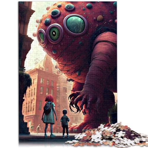Puzzle 1000 Teile Erwachsene, riesiges Monster, Denksportspiel. Helfen Sie dem Gehirn, süchtig machendes Spielzeug zu trainieren und Geduld zu fördern. 10,27 Zoll x 14,96 Zoll von SYUNFEI