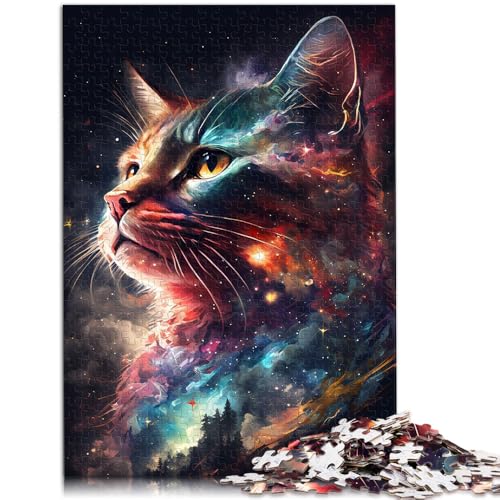 Puzzle für Erwachsene mit 1000 Teilen, schöne Katze, Denkspiel, 38x52 cm, geeignet für Paare und Teenager ab 14 Jahren Puzzle für Erwachsene mit 1000 Teilen, schöne Katze, Denkspiel, 38x52 cm, geeignet für Paare und Teenager ab 14 Jahren von SYUNFEI