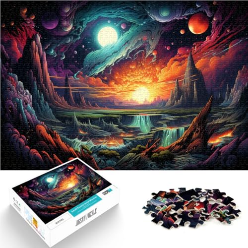1000-teiliges Puzzle für Erwachsene, Landschaftspuzzle, Spielzeug, Herausforderung für die Gehirnintelligenz, süchtig machendes Spielzeug, 26x38cm, 1000-teiliges Puzzle für Erwachsene, Landschaftspuzzle, Spielzeug, Herausforderung für die Gehirnintelligenz, süchtig machendes Spielzeug, 26x38cm, von SYUNFEI