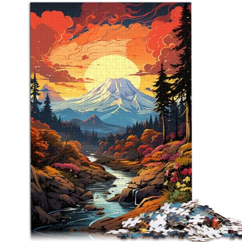 Puzzle 1000 Teile für Erwachsene Schöne Fantasielandschaft als Geburtstagsgeschenk, Geschenk, Wandkunst 14,96 x 20,47 Zoll für Teenager ab 14 Jahren von SYUNFEI