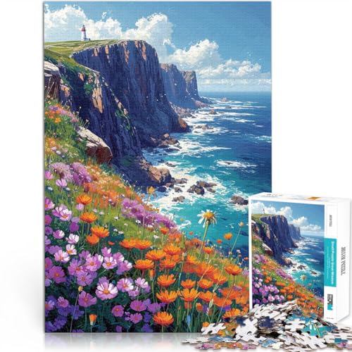 Puzzle 1000 Teile für Erwachsene, Berge, Puzzle, Mitmachspiel, Geburtstagsgeschenk, Geschenke, Wandkunst, 50 x 75 cm, für Teenager ab 14 Jahren von SYUNFEI