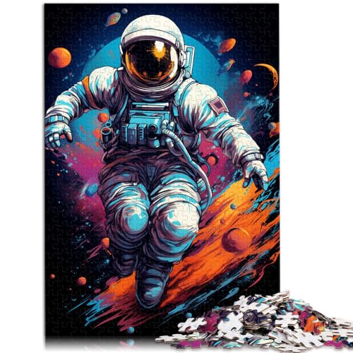 1000-teiliges Puzzle für Erwachsene, Astronauten Spielen im Weltraum, Lernspiel für Geburtstag, Weihnachten,38x52cm, für 14-Jährige von SYUNFEI