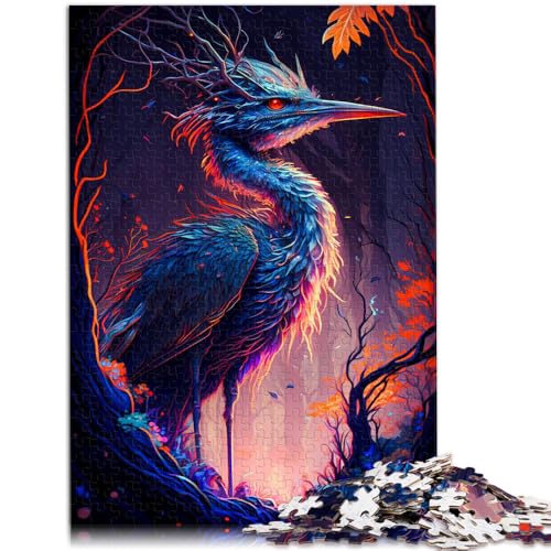 1000-teiliges Puzzle für Erwachsene, Mystik, Strauß, Lernspiel, Herausforderungsspielzeug, Lernspiel für Geburtstag, Weihnachten, 19,7 x 29,5 Zoll von SYUNFEI