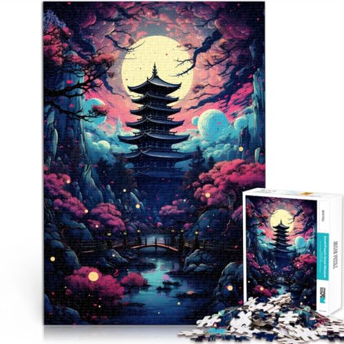 Puzzle für Erwachsene, 1000 Teile, Tempel in Japan, Puzzlespiel, 14,96 x 20,47 Zoll, Familienspiel, Stressabbau, schwieriges Herausforderungspuzzle Puzzle für Erwachsene, 1000 Teile, Tempel in Japan, Puzzlespiel, 14,96 x 20,47 Zoll, Familienspiel, Stressabbau, schwieriges Herausforderungspuzzle von SYUNFEI