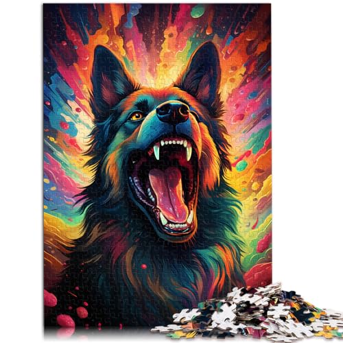 1000-teiliges Puzzle für Erwachsene, Deutscher Schäferhund, DIY-Puzzle-Spielzeug, Herausforderung der Gehirnintelligenz, süchtig machendes Spielzeug,38x52cm, 1000-teiliges Puzzle für Erwachsene, Deutscher Schäferhund, DIY-Puzzle-Spielzeug, Herausforderung der Gehirnintelligenz, süchtig machendes Spielzeug,38x52cm, von SYUNFEI