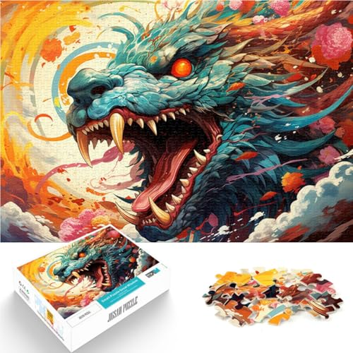 Puzzle für Erwachsene, 1000 Teile, Monster malen, Familienspiel zum Stressabbau, schwierige Herausforderung, 26x38cm, für Teenager ab 14 Jahren Puzzle für Erwachsene, 1000 Teile, Monster malen, Familienspiel zum Stressabbau, schwierige Herausforderung, 26x38cm, für Teenager ab 14 Jahren von SYUNFEI