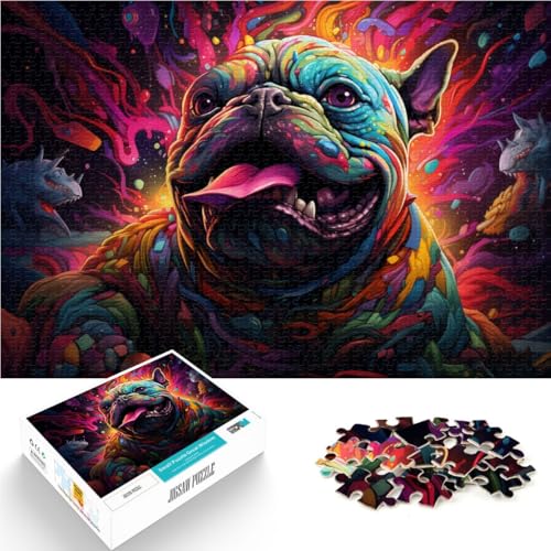 Puzzle für Erwachsene, 2000 Teile, Wilde Bulldogge, Spielzeug, Lernspiele, Stressabbau, tolle Geschenke und Spielzeuge, 70 x 100 cm, für Teenager ab 14 Jahren Puzzle für Erwachsene, 2000 Teile, Wilde Bulldogge, Spielzeug, Lernspiele, Stressabbau, tolle Geschenke und Spielzeuge, 70 x 100 cm, für Teenager ab 14 Jahren von SYUNFEI