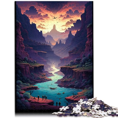 Puzzle für Erwachsene, 2000 Teile, amerikanischer Grand Canyon, Familienspiel und Lernspiel für Geburtstag, Weihnachten, 70 x 100 cm von SYUNFEI