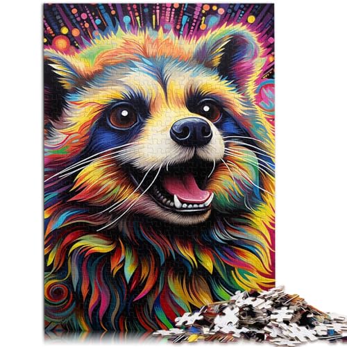 Puzzle für Erwachsene, 1000 Teile, Tiere, Honigdachs, Stressabbau, ganze Familie, 26x38cm von SYUNFEI