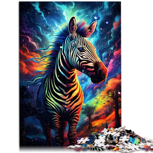 1000-teiliges Puzzle für Erwachsene, Zebra-Lernpuzzle, 50x75 cm, Teenager ab 14 Jahren von SYUNFEI