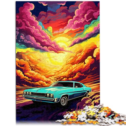 1000-teiliges Puzzle für Erwachsene, Retro-Oldtimer, Lernspielzeug, Weihnachtswunschliste mit Weihnachtsmann,50x75cm, für Teenager ab 14 Jahren 1000-teiliges Puzzle für Erwachsene, Retro-Oldtimer, Lernspielzeug, Weihnachtswunschliste mit Weihnachtsmann,50x75cm, für Teenager ab 14 Jahren von SYUNFEI