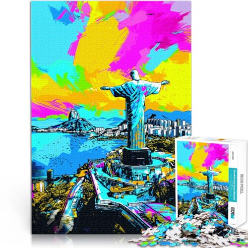 Puzzle mit 1000 Teilen für Erwachsene, Christus der Erlöser, Denkspiel, 50 x 75 cm, zur Heimdekoration, für Teenager ab 14 Jahren Puzzle mit 1000 Teilen für Erwachsene, Christus der Erlöser, Denkspiel, 50 x 75 cm, zur Heimdekoration, für Teenager ab 14 Jahren von SYUNFEI