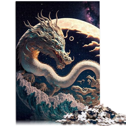 Puzzle mit 1000 Teilen für Erwachsene, Drachen-Denksport,50x75cm, tolles Teenager ab 14 Jahren von SYUNFEI