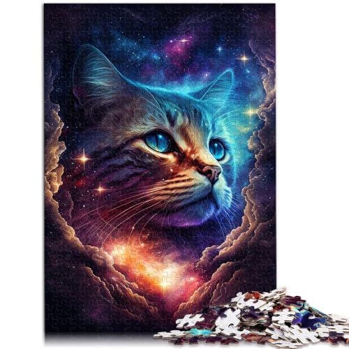 Puzzle mit 1000 Teilen für Erwachsene, Katze, Denkspiel, 50x75 cm, Kunstwerk für Teenager ab 14 Jahren Puzzle mit 1000 Teilen für Erwachsene, Katze, Denkspiel, 50x75 cm, Kunstwerk für Teenager ab 14 Jahren von SYUNFEI