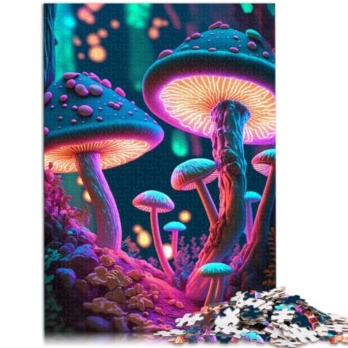 Puzzle für Erwachsene, 1000 Teile, Psychedelische Pilze, Spielzeug, Denkspiel, Geschenkidee für die ganze Familie,50x75cm, für 14-Jährige Puzzle für Erwachsene, 1000 Teile, Psychedelische Pilze, Spielzeug, Denkspiel, Geschenkidee für die ganze Familie,50x75cm, für 14-Jährige von SYUNFEI