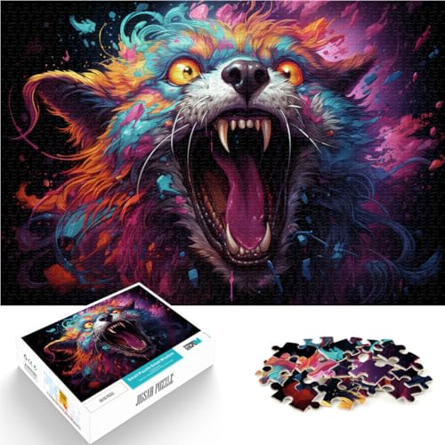 Puzzle für Erwachsene, 1000 Teile, Tiere, Spielzeug, Denkspiel, Familienspiel, Stressabbau, schwieriges Herausforderungspuzzle, 19,7 x 29,5 Zoll von SYUNFEI