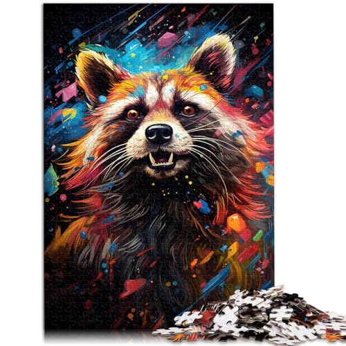 Puzzle für Erwachsene, 1000 Teile, Waschbär-Spielzeug, Denkspiel, Spaß bei Aktivitäten zu Hause, Geburtstagsgeschenk, Reisegeschenk, 19,7 x 29,5 Zoll Puzzle für Erwachsene, 1000 Teile, Waschbär-Spielzeug, Denkspiel, Spaß bei Aktivitäten zu Hause, Geburtstagsgeschenk, Reisegeschenk, 19,7 x 29,5 Zoll von SYUNFEI