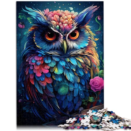 Puzzle mit 1000 Teilen für Erwachsene, zum Ausmalen, Tiereule, Stressabbau-Spielzeug, 50 x 75 cm, Wichtelgeschenke für Teenager ab 14 Jahren Puzzle mit 1000 Teilen für Erwachsene, zum Ausmalen, Tiereule, Stressabbau-Spielzeug, 50 x 75 cm, Wichtelgeschenke für Teenager ab 14 Jahren von SYUNFEI