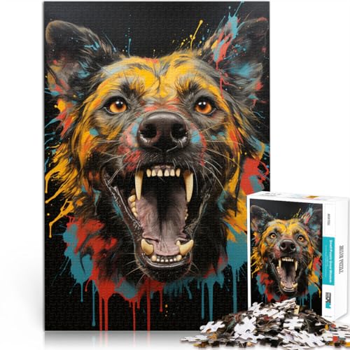 Puzzle mit 2000 Teilen für Erwachsene, Afrikanische Hyäne, anspruchsvolles Spiel, 27,56 x 39,37 Zoll, anspruchsvolles, unterhaltsames Spiel für die ganze Familie Puzzle mit 2000 Teilen für Erwachsene, Afrikanische Hyäne, anspruchsvolles Spiel, 27,56 x 39,37 Zoll, anspruchsvolles, unterhaltsames Spiel für die ganze Familie von SYUNFEI