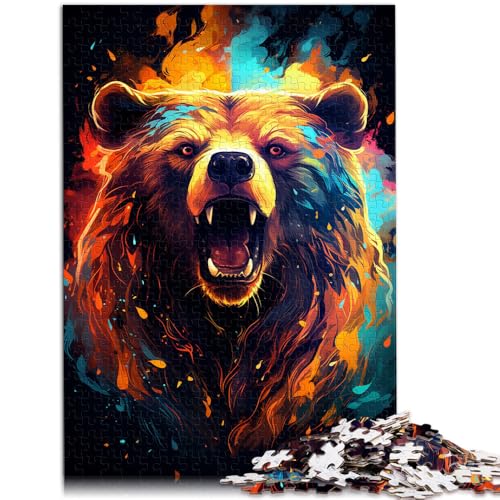 Puzzle für Erwachsene, 1000 Teile, Malen, Bärenfamilie, Aktivitätspuzzle, Stressabbau, schwierige Herausforderung,50x75cm, für 14-Jährige Puzzle für Erwachsene, 1000 Teile, Malen, Bärenfamilie, Aktivitätspuzzle, Stressabbau, schwierige Herausforderung,50x75cm, für 14-Jährige von SYUNFEI
