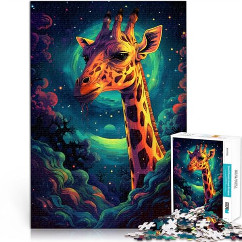 Puzzle für Erwachsene, 2000 Teile, Giraffen-Weltraum, Denkspiel, anspruchsvoll, Aber unterhaltsam und humorvoll, 69 x 90 cm, für 14-Jährige Puzzle für Erwachsene, 2000 Teile, Giraffen-Weltraum, Denkspiel, anspruchsvoll, Aber unterhaltsam und humorvoll, 69 x 90 cm, für 14-Jährige von SYUNFEI