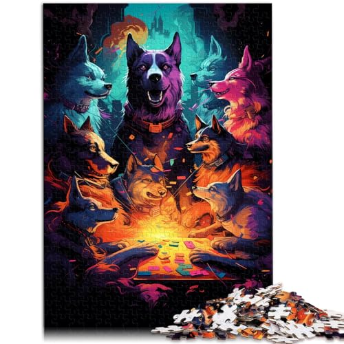 Puzzle für Erwachsene, 1000 Teile, Hundespielkarten, Familienaktivitätspuzzle, Wichtelgeschenke,50x75cm, Geeignet für Teenager ab 14 Jahren Puzzle für Erwachsene, 1000 Teile, Hundespielkarten, Familienaktivitätspuzzle, Wichtelgeschenke,50x75cm, Geeignet für Teenager ab 14 Jahren von SYUNFEI