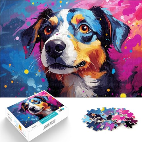 1000-teiliges Puzzle für Erwachsene, Jack Russell Terrier, anspruchsvolles Spiel, tolles Geschenk für Spiele,50x75cm, für Teenager ab 14 Jahren von SYUNFEI