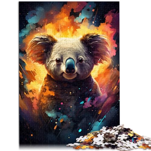 Puzzle für Erwachsene, 2000 Teile, Psychedelischer Koala, anspruchsvolles Spiel, Geschenke, tolles Geschenk für Spiele, 27,56 x 39,37 Zoll, für Teenager ab 14 Jahren von SYUNFEI