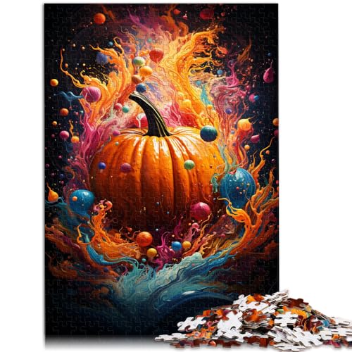 Puzzle für Erwachsene mit 1000 Teilen, Kürbiszeichnung. Denkspiel, ganze Familie, 26x38cm, für Teenager ab 14 Jahren Puzzle für Erwachsene mit 1000 Teilen, Kürbiszeichnung. Denkspiel, ganze Familie, 26x38cm, für Teenager ab 14 Jahren von SYUNFEI