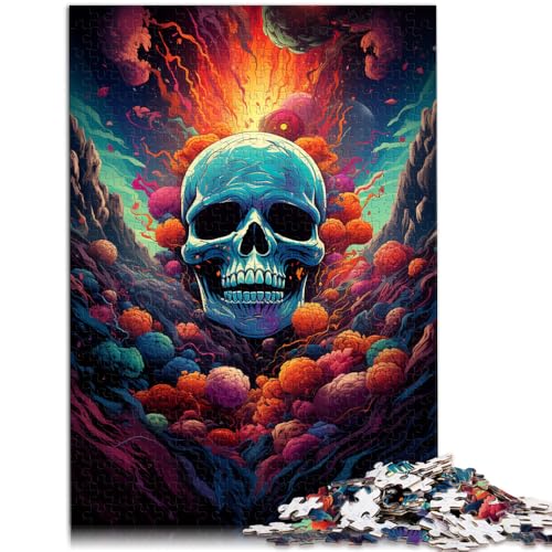 Puzzle für Erwachsene, 2000 Teile, psychedelische Totenköpfe, Denkspiel, Stressabbau, schwierige Herausforderung, 60 x 90 cm, für 14-Jährige Puzzle für Erwachsene, 2000 Teile, psychedelische Totenköpfe, Denkspiel, Stressabbau, schwierige Herausforderung, 60 x 90 cm, für 14-Jährige von SYUNFEI
