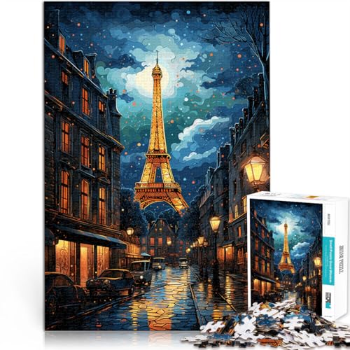 Puzzle mit 1000 Teilen für Erwachsene, Eiffelturm-Quizspiel, Spaß für Zuhause, Geburtstagsgeschenk, Reisegeschenk, 19,7 x 29,5 Zoll Puzzle mit 1000 Teilen für Erwachsene, Eiffelturm-Quizspiel, Spaß für Zuhause, Geburtstagsgeschenk, Reisegeschenk, 19,7 x 29,5 Zoll von SYUNFEI