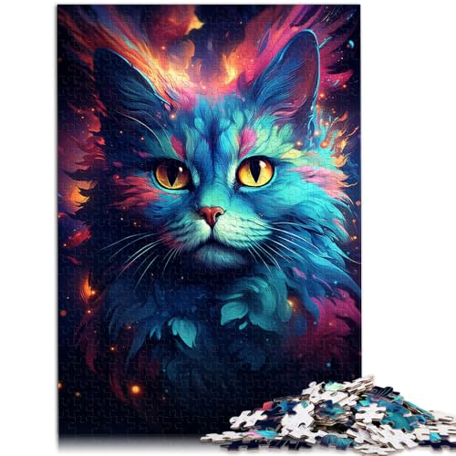 Puzzle für Erwachsene, 2000 Teile, süße Galaxiekätzchen, Denkspiel, Stressabbau, schwierige Herausforderung, 70 x 100 cm, für 14-Jährige von SYUNFEI