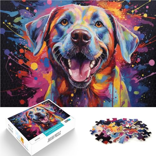 Puzzle für Erwachsene, 1000 Teile, weißer Labrador, Malen, Lernpuzzle, 38x52cm, für Teenager ab 14 Jahren Puzzle für Erwachsene, 1000 Teile, weißer Labrador, Malen, Lernpuzzle, 38x52cm, für Teenager ab 14 Jahren von SYUNFEI