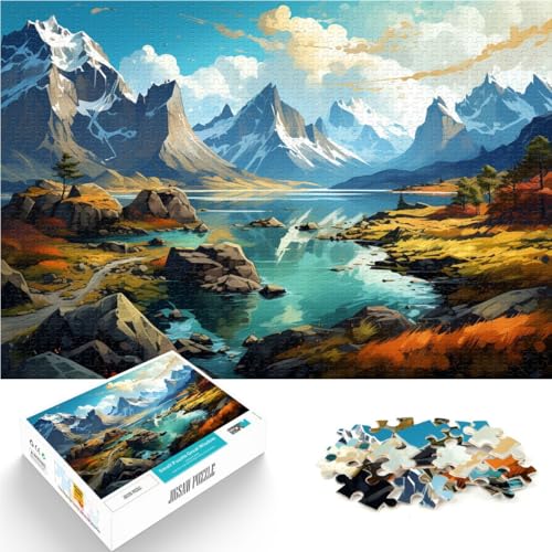 Puzzle für Erwachsene, 1000 Teile, Landschafts-Lernpuzzle, 14,96 x 20,47 Zoll, für Teenager ab 14 Jahren Puzzle für Erwachsene, 1000 Teile, Landschafts-Lernpuzzle, 14,96 x 20,47 Zoll, für Teenager ab 14 Jahren von SYUNFEI