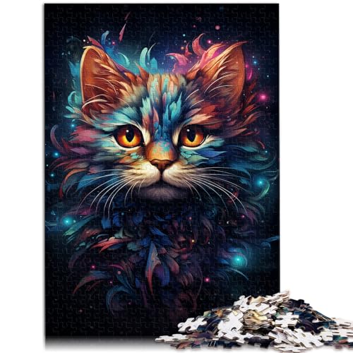 Puzzle für Erwachsene mit 1000 Teilen, süße Galaxiekätzchen, Denkspiel, Lernspiel für Geburtstag, Weihnachten,50x75cm, für Teenager ab 14 Jahren Puzzle für Erwachsene mit 1000 Teilen, süße Galaxiekätzchen, Denkspiel, Lernspiel für Geburtstag, Weihnachten,50x75cm, für Teenager ab 14 Jahren von SYUNFEI